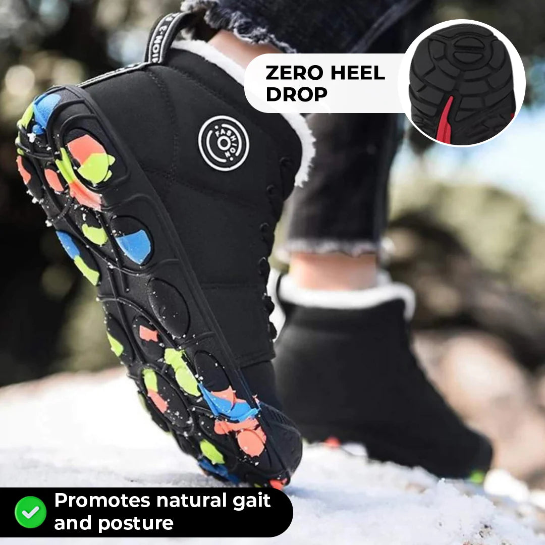 Hike Kids - Waterproof Barefoot Winter Shoes for Kids