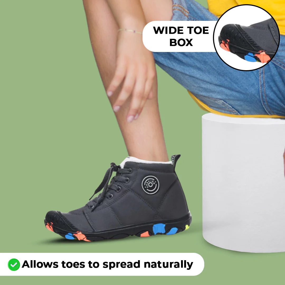 Hike Kids - Waterproof Barefoot Winter Shoes for Kids
