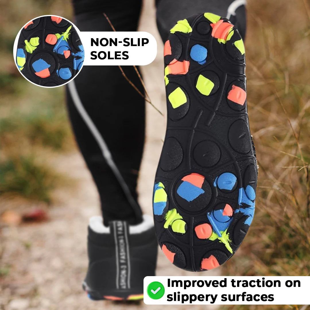Hike Kids - Waterproof Barefoot Winter Shoes for Kids