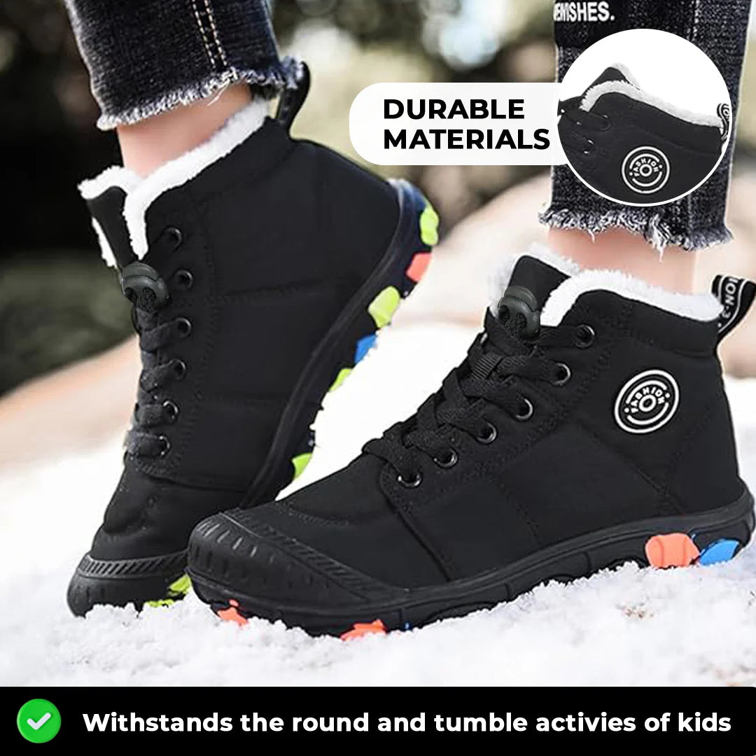 Hike Kids - Waterproof Barefoot Winter Shoes for Kids