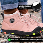Hike Kids - Waterproof Barefoot Winter Shoes for Kids