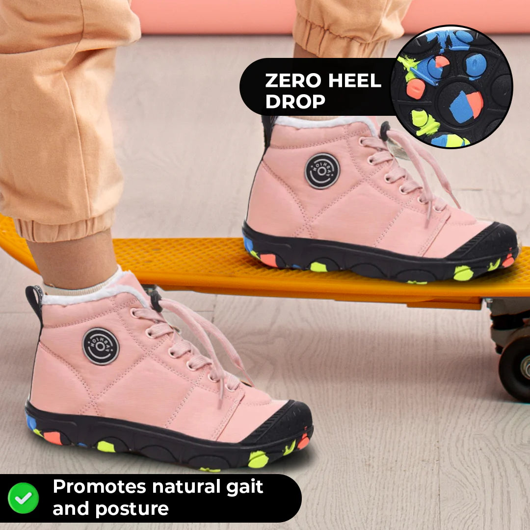 Hike Kids - Waterproof Barefoot Winter Shoes for Kids