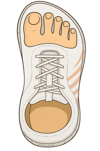 Wide <br>Toe Box